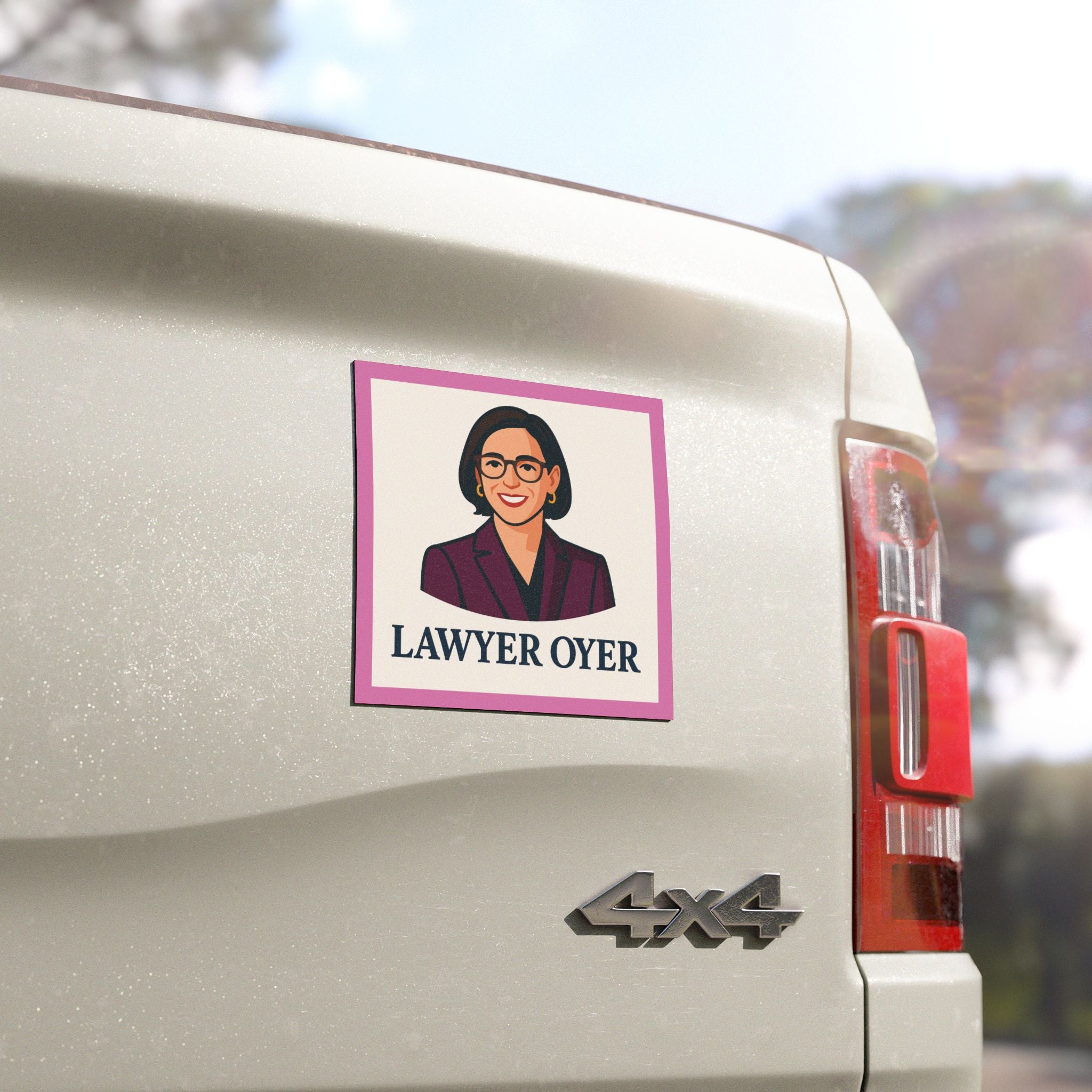 The Lawyer Oyer Car Magnet